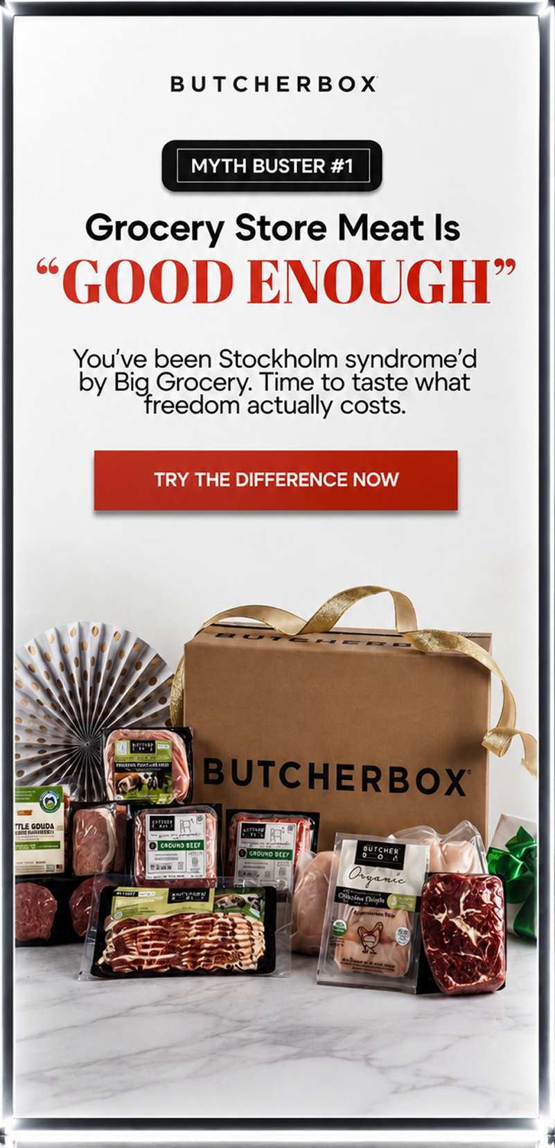 ButcherBox email design